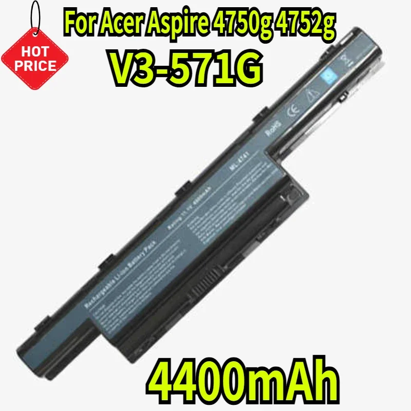 

4400mAh for Acer Aspire 5742G 4750G 5750 7560G AS10D81 AS10D3E AS10D41 AS10D61 AS10D73 AS10D5E AS10D31 AS10D51 Laptop Battery
