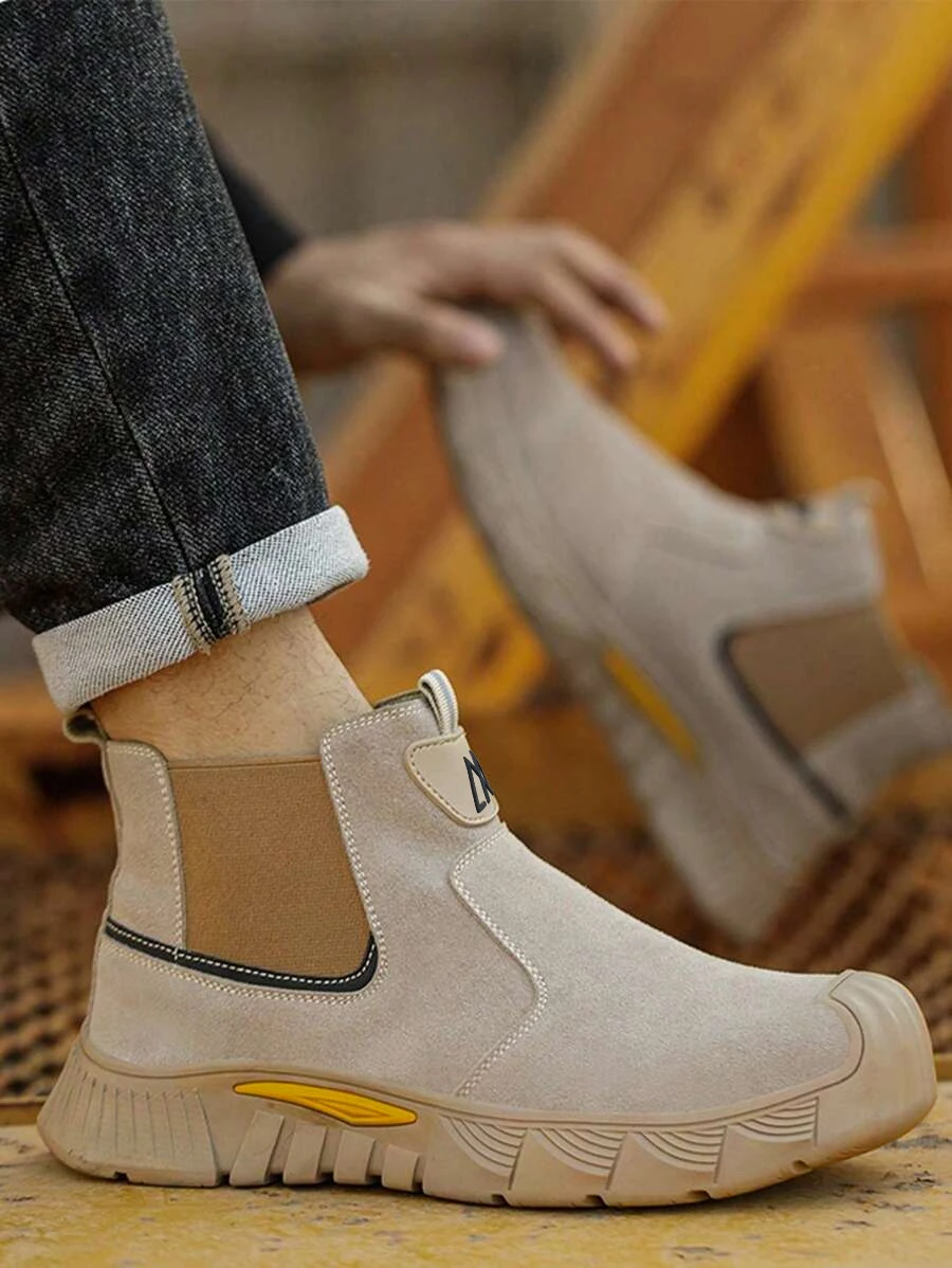 Fabrikqualität Herren-Sicherheitsschuhe Komfortable Herren-Arbeitsschuhe Unzerstörbare Durchstichsichere Leichte Outdoor-Arbeitsstiefel – Detail 12