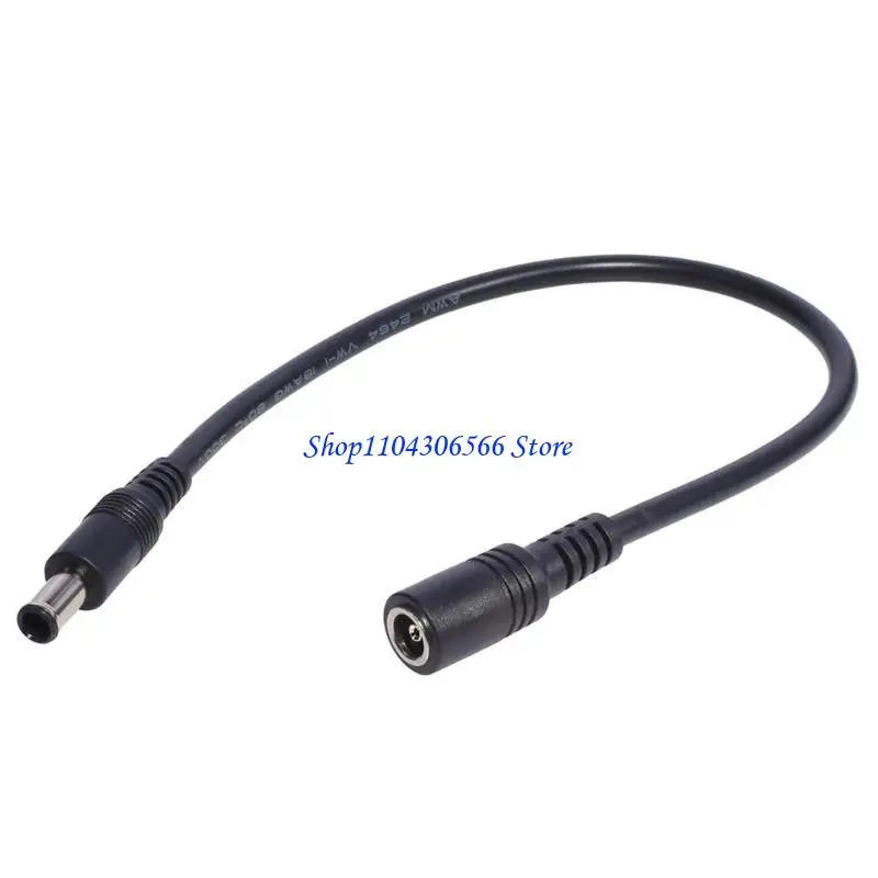 02DD 6044 Male to Female Extension Cable 6.5x4.4mm Connector Charging Connection Cable Cord for Computer Display Monitors