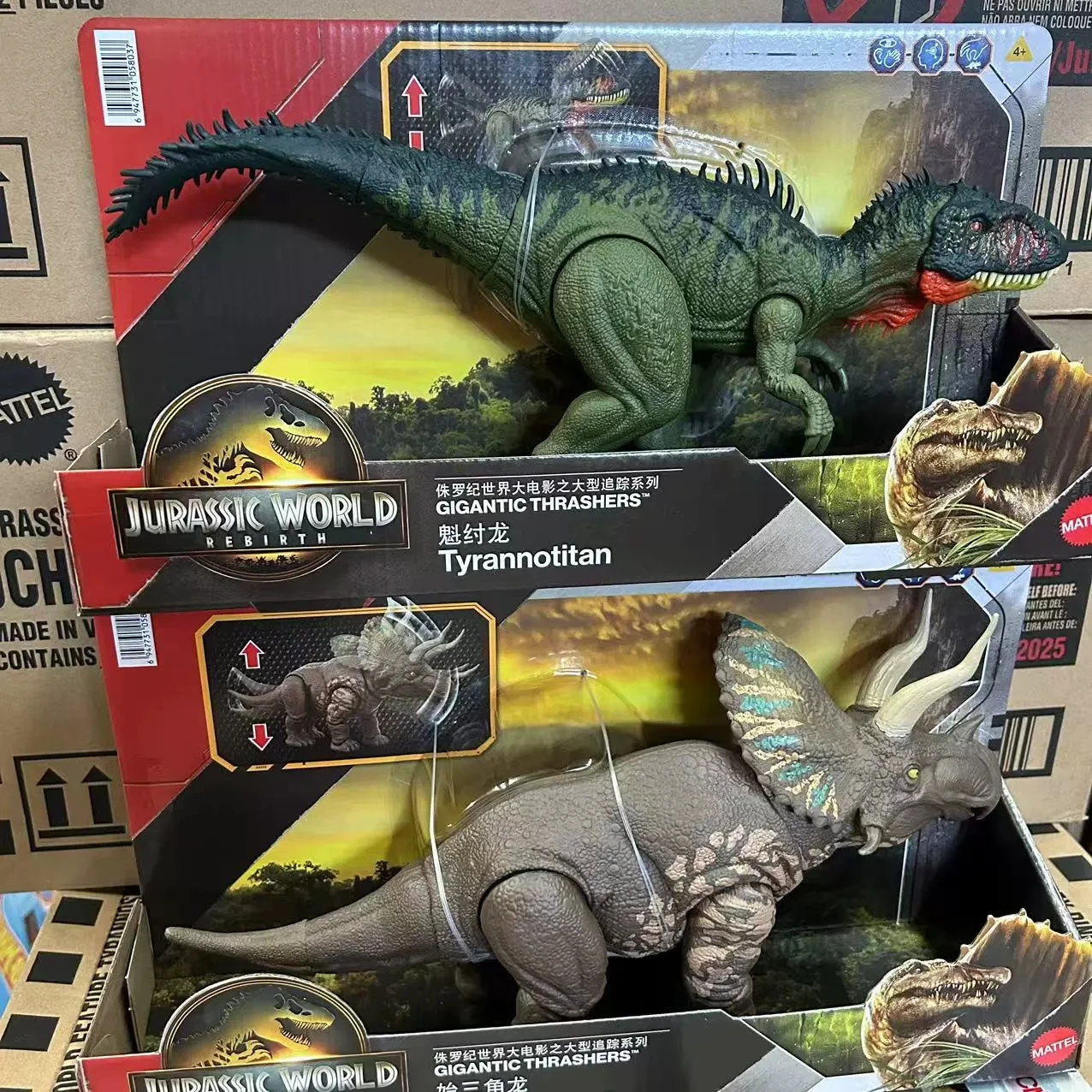 Мир Юрского периода, возрождение, гигантические трешеры, модель динозавра, фильм, такая же моделирование, мобильный звук, свет, AR, интерактивные игрушки, подарок для мальчиков