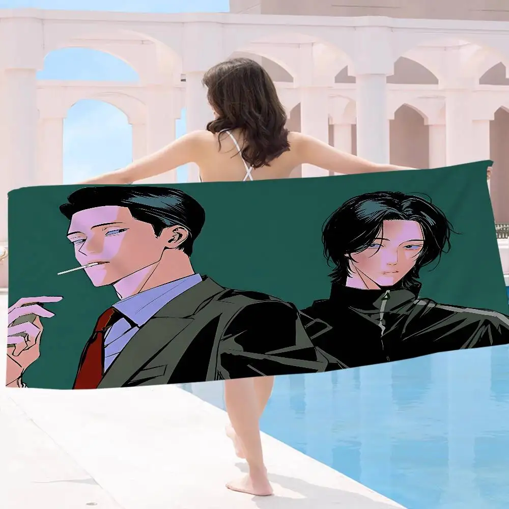 Peace Of God Bl Anime Microfiber Blanket Quick Drying Beach Towels Oversized Printing Super Absorbent Pool Towel Blanket
