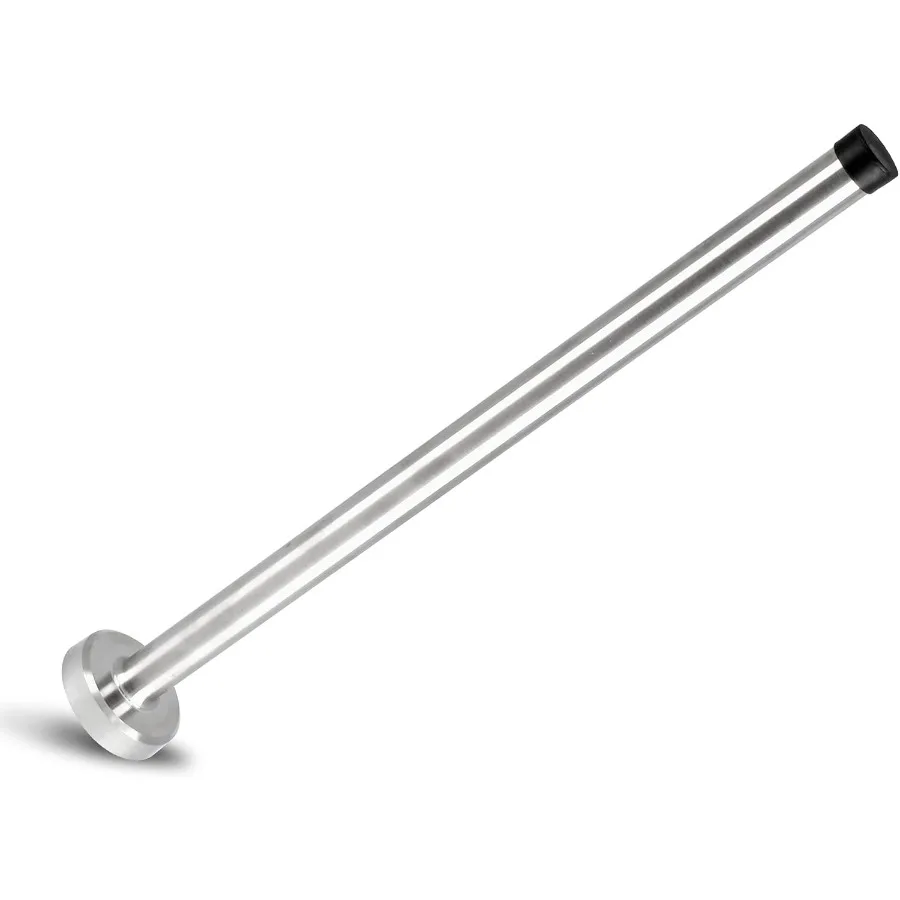 

Настенный дверной стопор 12 Ih. Удлиненный дверной стопор. Прочный дверной стопор из нержавеющей стали с звукопоглощающим резиновым бампером.