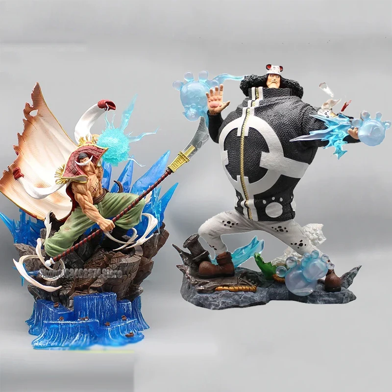 

Anime One Piece Figures White Edward Newgate Figure Gk Model Fire Ball Portgas D Ace Action Figure Ornament PVC Collection Toys