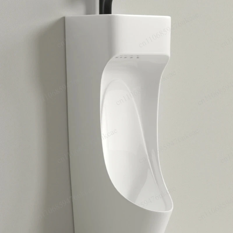 Men's Urinal Home Ceramic Urinal One-Piece Wash Basin Intelligent Automatic Induction Urinal Wall-Mounted