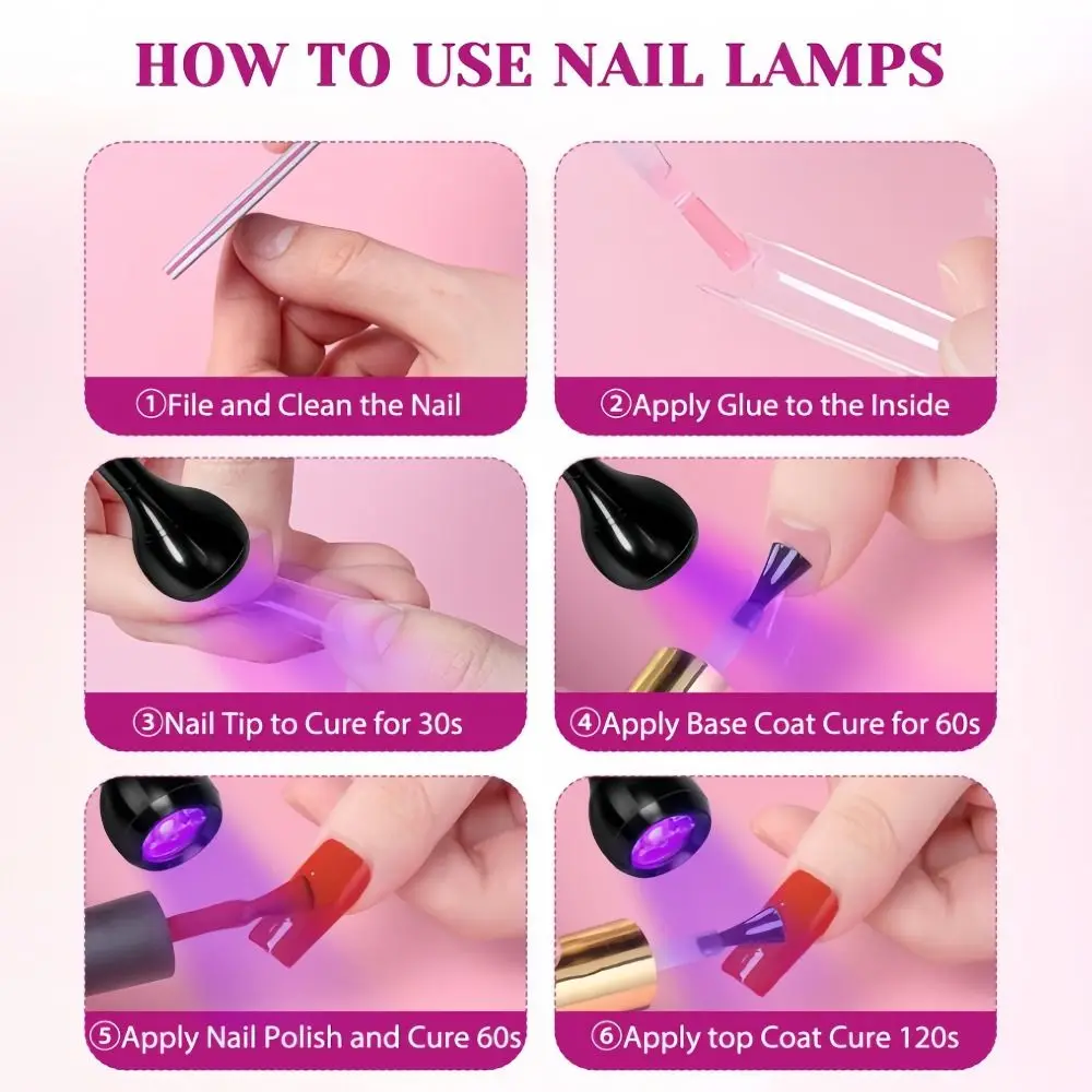 Portable 5W/3W UV Led Nail Lamp Foot Pedal Switch Professional Nail Dryer Adjustable Head Nail Drying Lamp Nail Care view 5
