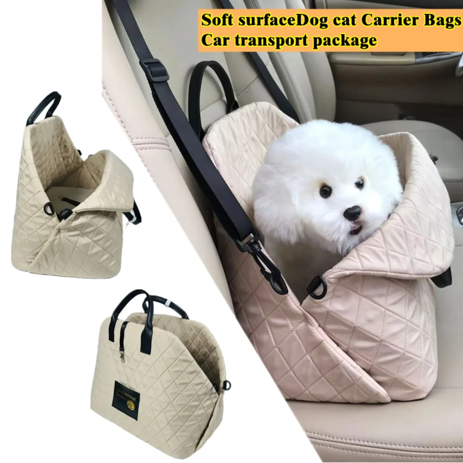 

Comfortable and Portable Nonslip Pet Dog Carrier Bag for Small Dogs and Cats - Soft Sofa Bed for Puppy and Kitten - Safe Travel