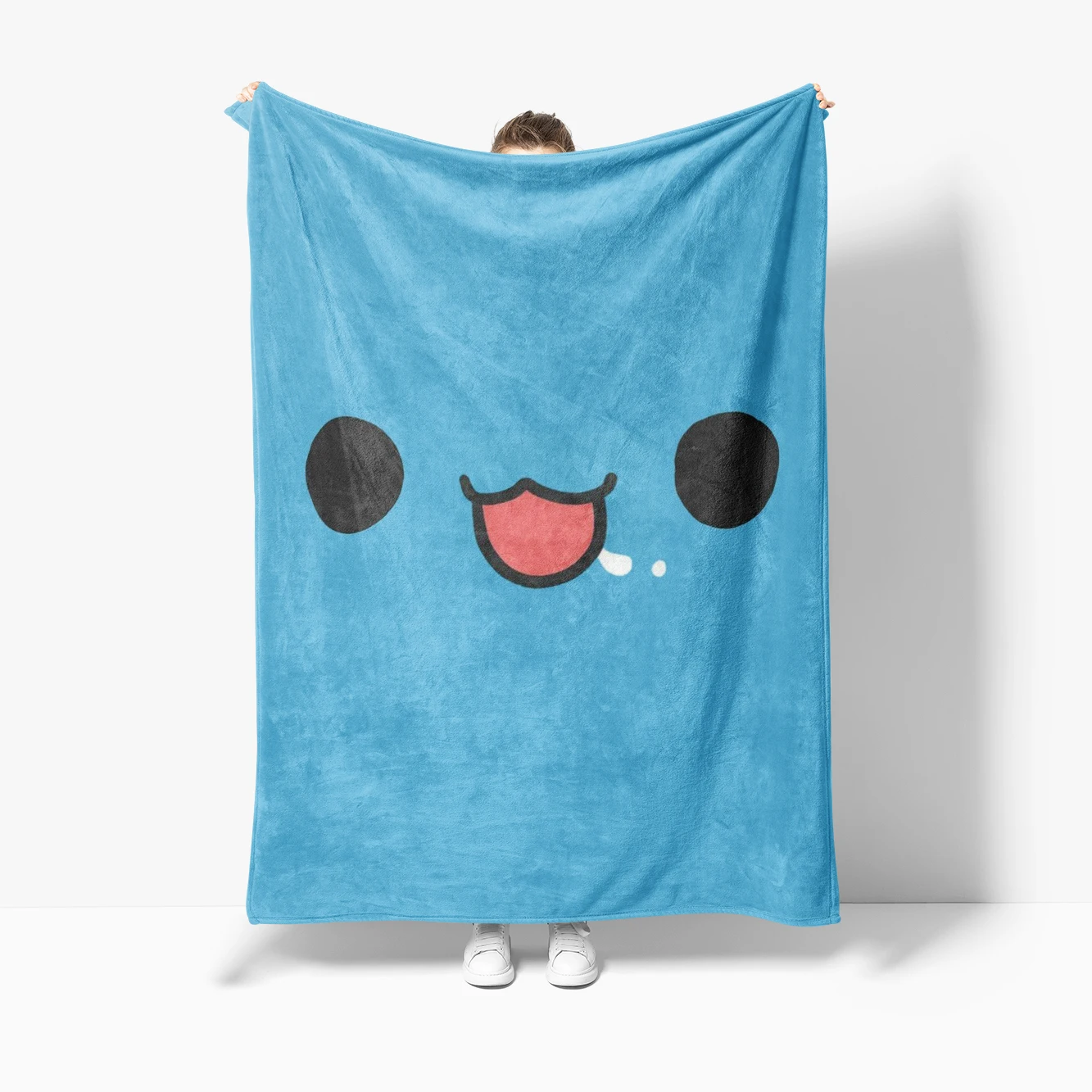 130x150cm C-Capoo Cute Humorous Gift Blanket For Men Women Cozy Soft  Perfect for Sofa, Bed, Office Nap - Ideal