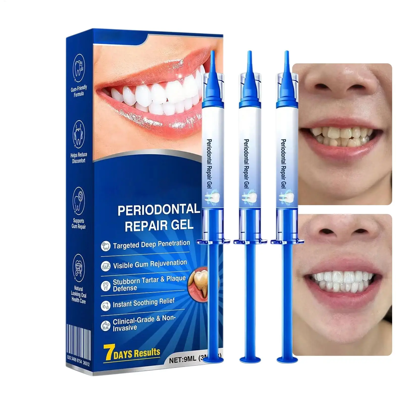 3pcs Gum & Enamel Care Gel, Teeth Nourishing O ral Care For Travel Commuting Business Trip Shower Vacation, Daily Gum Care