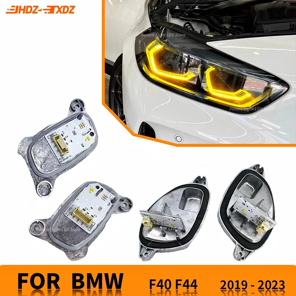 For BMW 1 2 Series F40 F44 2019-2022 63119448115 CSL Yellow Angel Eyes DRL Module LED Headlight Blue Red Daytime Running Lights
