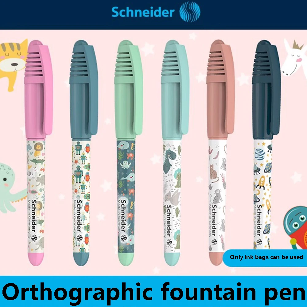 Germany Schneider Cartoon Pen 0.35mm Student Supplies School Supplies School Acsesories Back To School Pens for Writing Kawaii