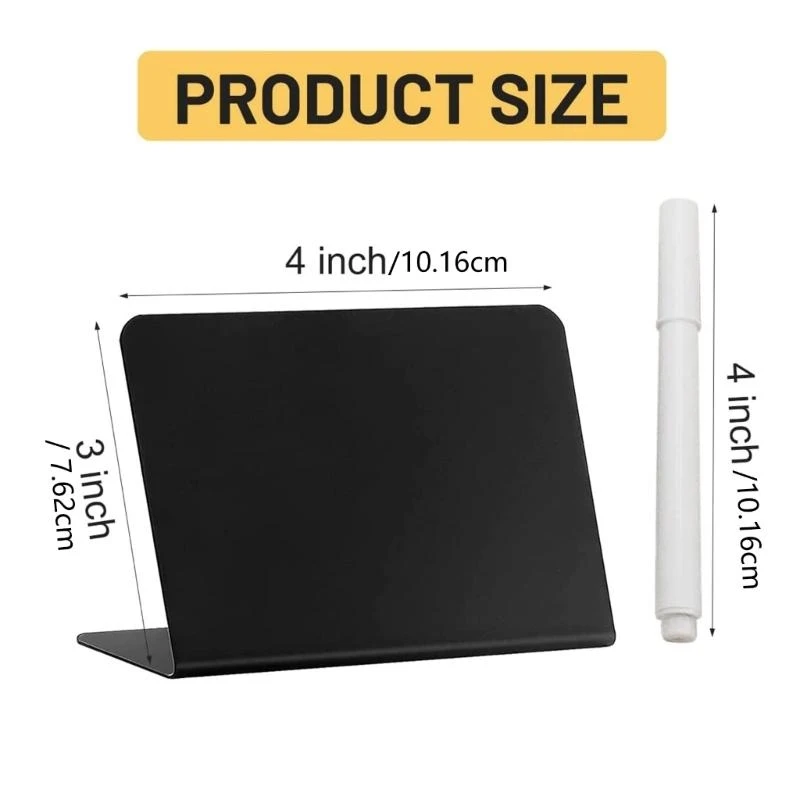 10/20 PCS علامات الطباشير الصغيرة مع قلم ألواح Blackboards قابلة للكتابة علامات لوحة الرسائل