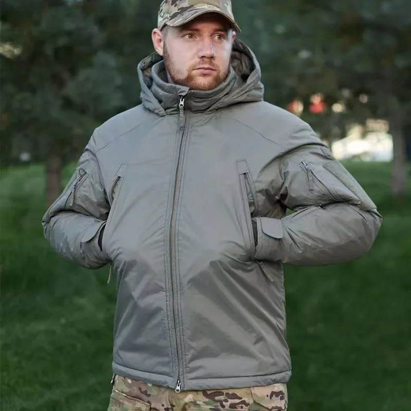 

Men MIG 4.0 Winter Tactical Jacket Windbreaker Thick Windproof Waterproof Warm Hooded Jackets Camping Hiking Hunting Clothing