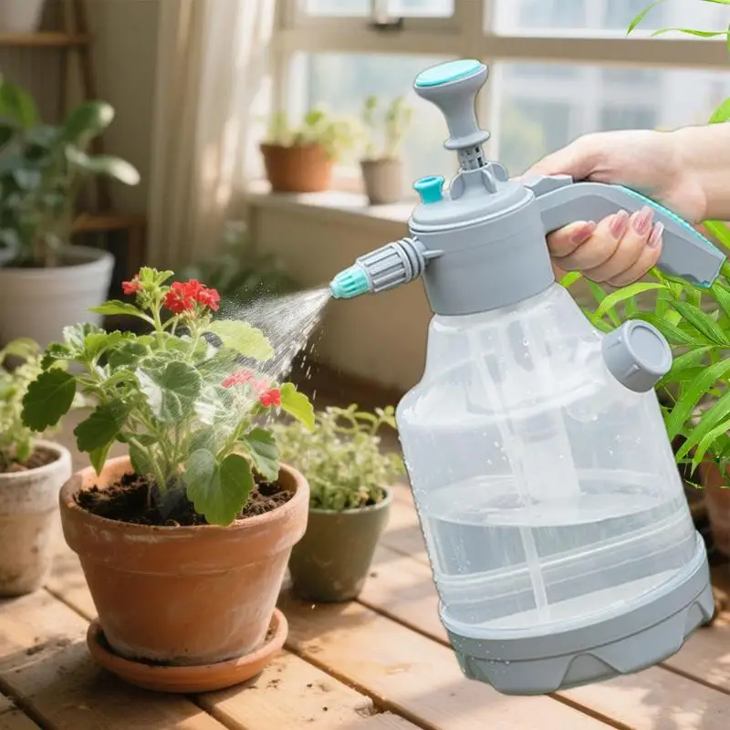 Small Pump Sprayer Watering Spray Bottle Measuring Cup Handheld Plant Mister Watering Can For Lawn Car Washing Work Yard