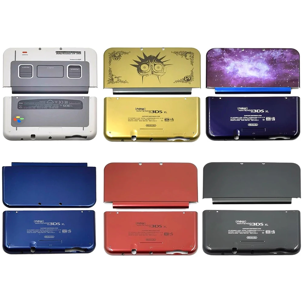 Original Housing Shell Case for NEW 3DS XL/LL Galaxy Purple Paceplaste Front Cover Back Case for   New 3DS XL LL