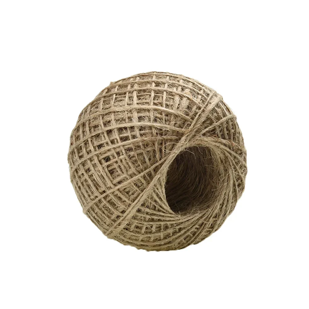 100m Long Jute Rope Natural Linen Twine Rustic String Cord Rope DIY String For Gardening Crafts Bundling Packaging Linen Rope