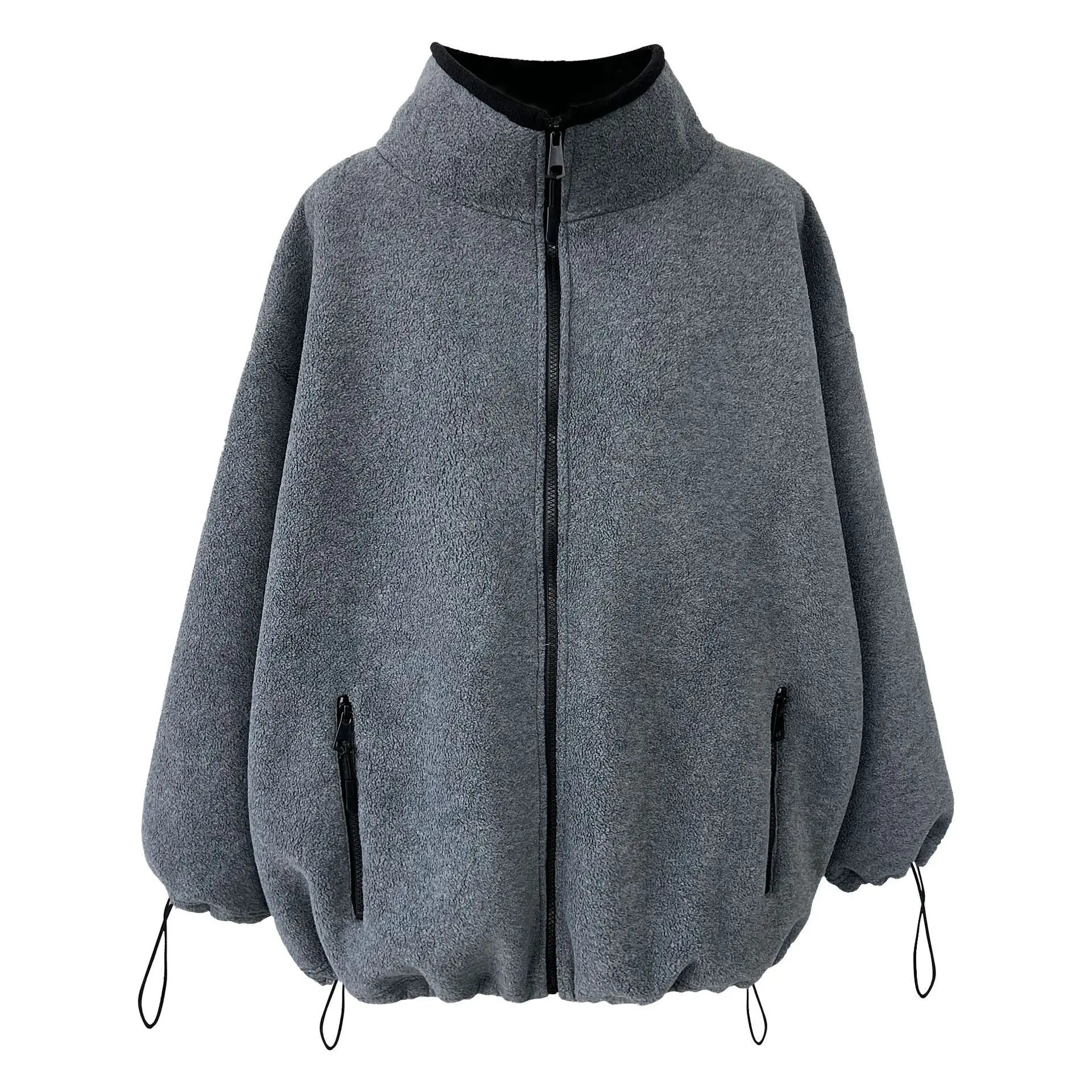 LIMO 2025 Autumn Winter New Double Sided Sherpa Fleece Hoodie Zipper Jacket Women's Outdoor Streetwear Coat Fashion