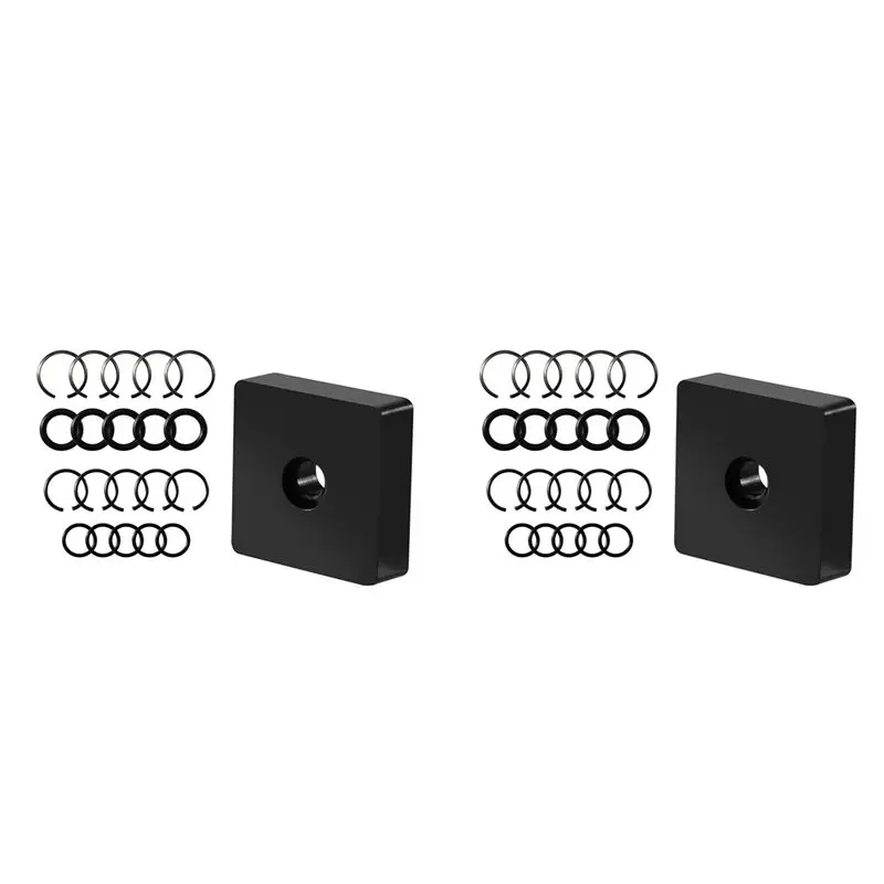 2 Set 1/2Inch And 3/8Inch Impact Retaining Ring Clip With O-Ring For Electric Or Pneumatic Impact Wrenches