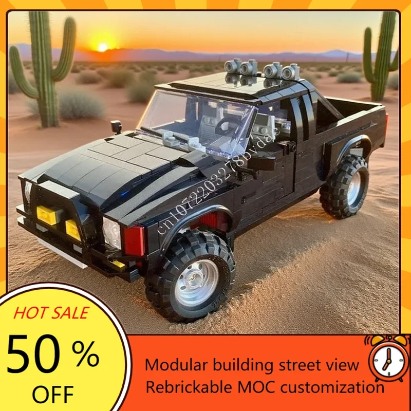 

929 шт. MOC «Назад в будущее» 1985 SR5 Xtra Cab Set Экспресс-модель локомотива на заказ DIY Образовательная сборка Головоломка Игрушка в подарок