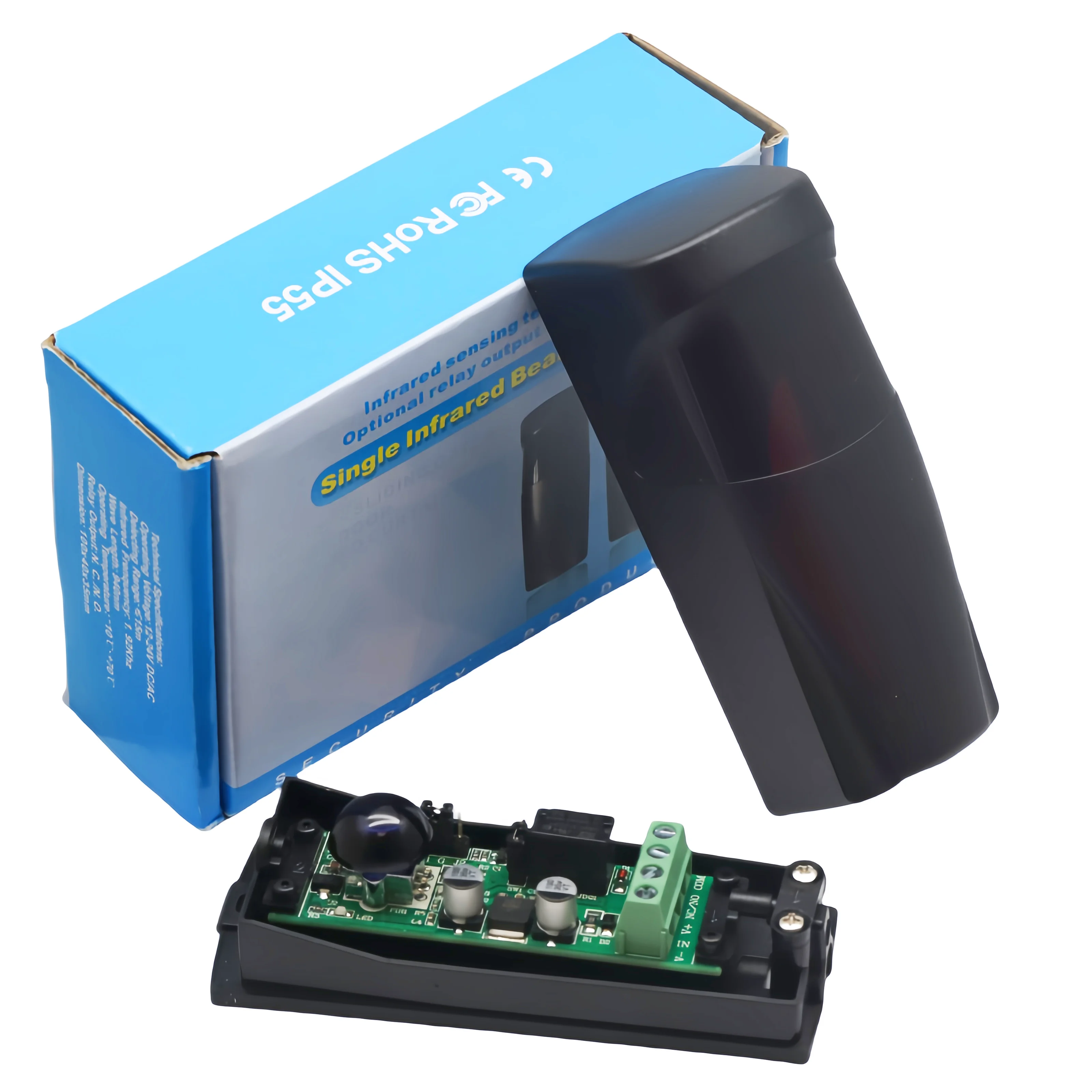 

Photocell Sensor for Gate Opener Universal Outdoor Infrared Beam Sensor Sliding Gate Opener Accessory DC12-24V