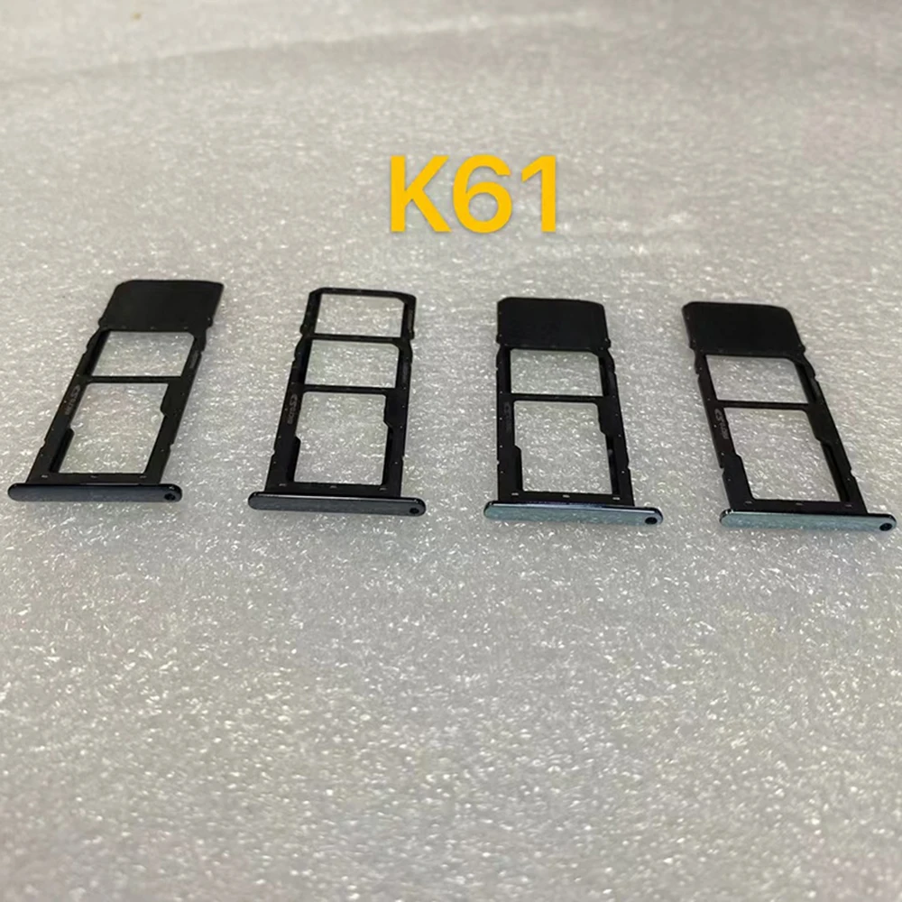 SIM Card Tray SD Slot Holder Dual For LG-K61 Q630BAW EA EAW HA UM Flex Cable Reader Socket