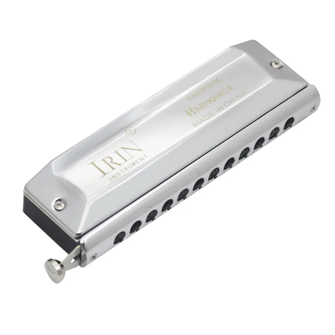 Chromatic Harmonica 12 Hole 48 Tone Chrome Plated Copper Musical Instrument For Beginner