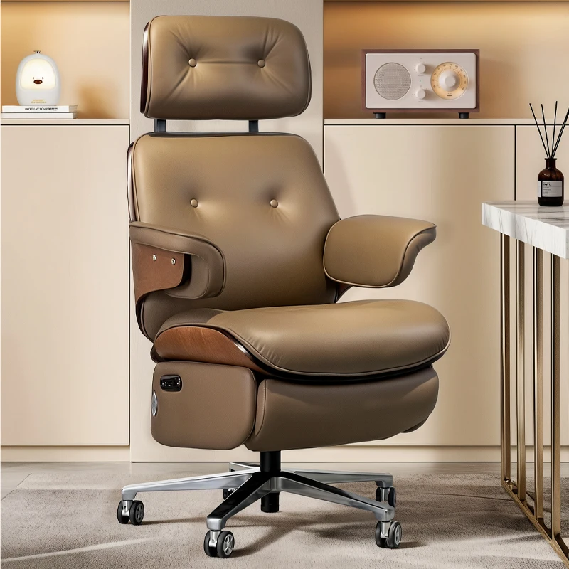 Recliner Ergonomic Office Chair Luxury Mobile Comfortable Office Chair Bedroom Conference Reading Silla Oficina Home Furniture