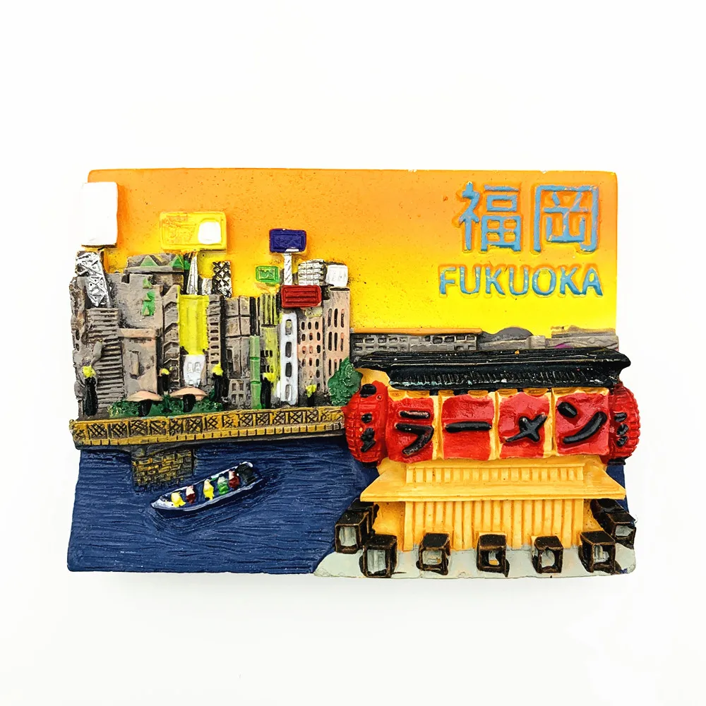 Special offer Japan China And USA 3D Fridge Magnet Tourist Souvenirs Refrigerator Magnetic Decoration Articles Collection