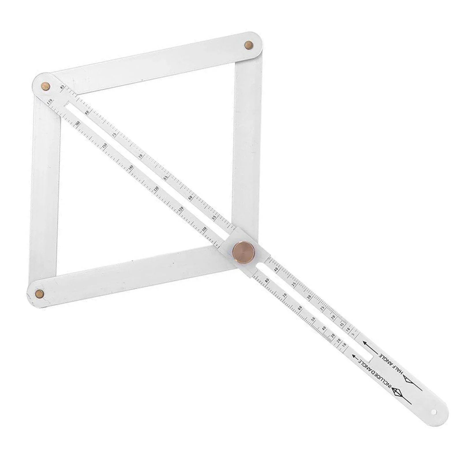 Hoekmeting Gradenboog Premium hoekhoekzoeker met weegschaal Universele schuine gradenboog Hoekcombinatieliniaal
