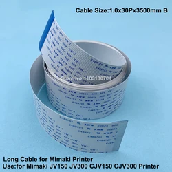 Substitute FFC 1.00-30-3500 E301115 Flat Data Cable for Mimaki JV150 JV300 CJV150 CJV300 Printer CR Trailing Long Data Cables