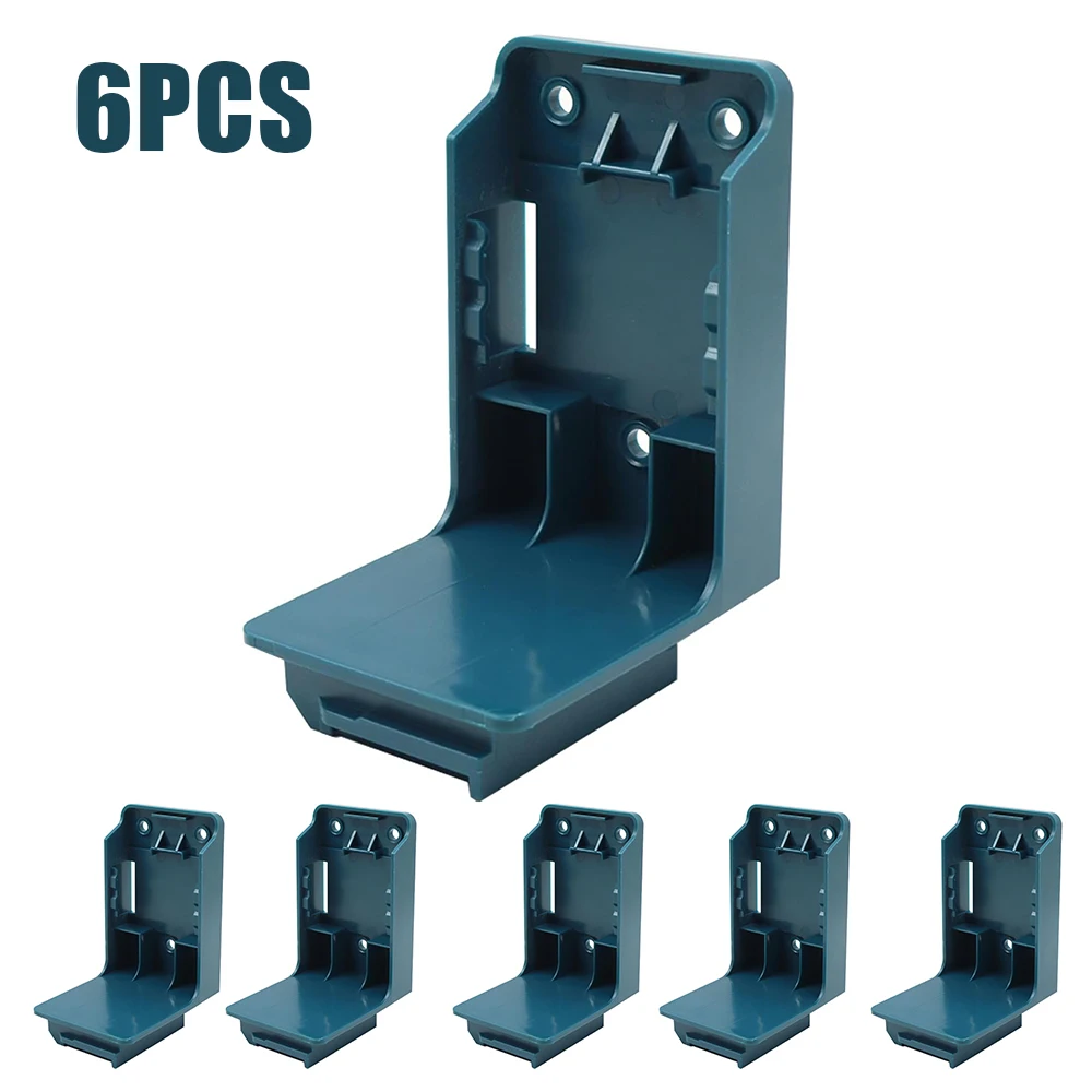Hot 2/6PCS Power Tool Batterie Halterung 2 IN 1 Werkzeug Halter Für Makita Batterie Werkzeug Lagerung rack Halterung Mit Schrauben DIY – Detail 2