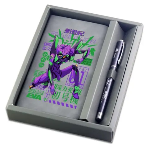 Neon Genesis Evangelion Enhet 1 Lingboli Anime Tecknad Mini Anteckningsblock Kreativ Periferi Anteckningsbok Studentinlärning Skrivbordsmaterial Gåva 10 best sales penna penna evangelion - №4