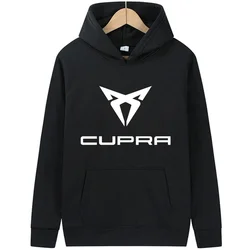 Logotipo do carro Hoodies impressos para homens e mulheres, moletons com capuz, casais Pullover, roupas ao ar livre, tamanho Euro, S-3XL, marca, inverno, outono