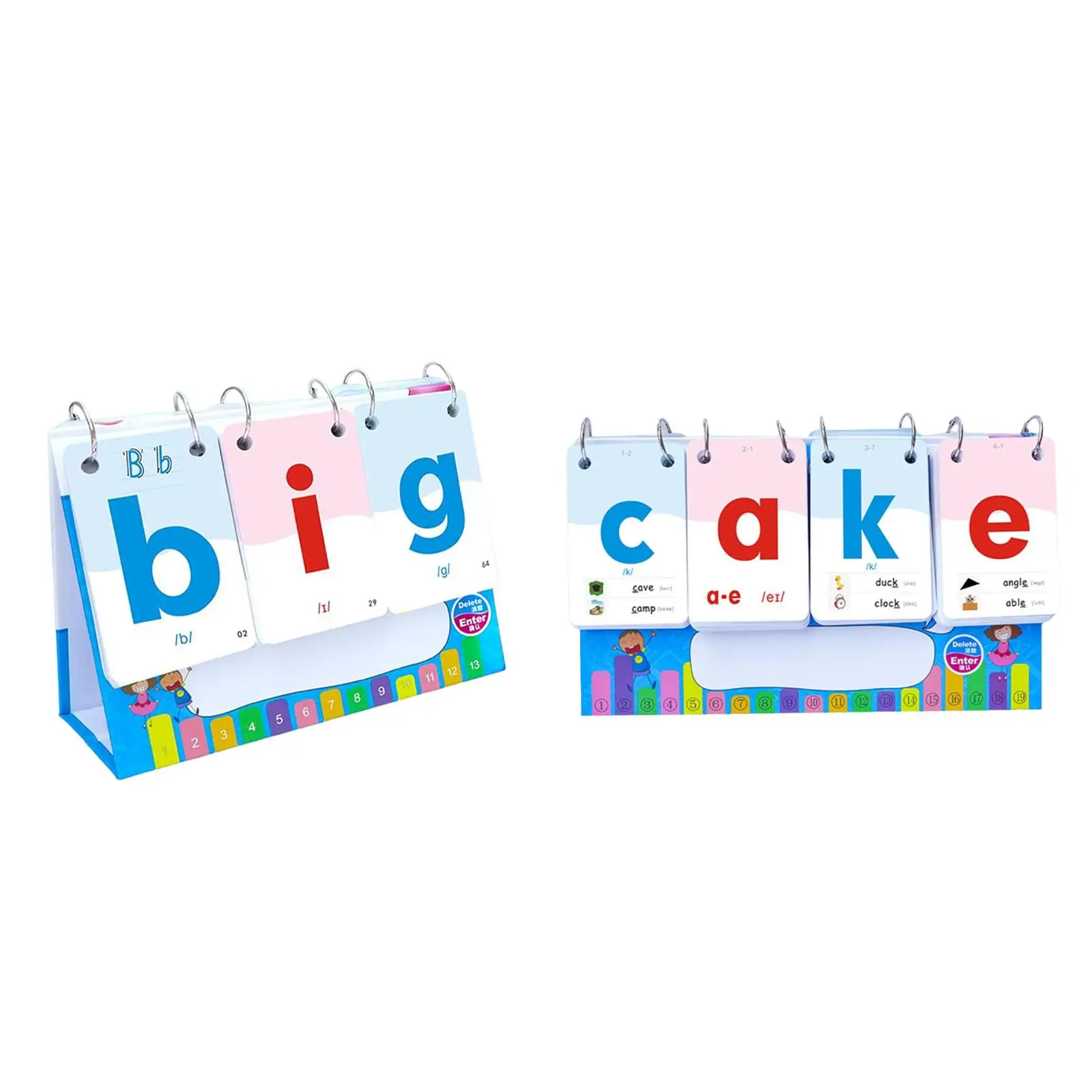 Toddler Phonics Alphabet Flashcards Word Spelling Games for Boys Girls Baby