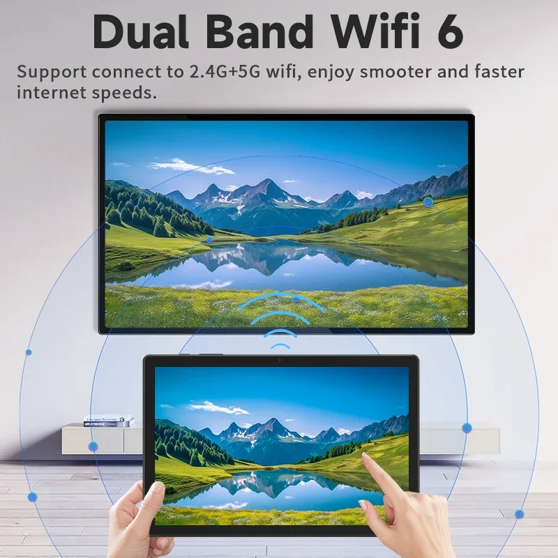 Tableta Android 15 de 10,95 pulgadas, Octa-Core, 12GB RAM 128GB 8000mAh, con Wi-Fi 6, OTG, tableta rápida y portátil para trabajo y entretenimiento