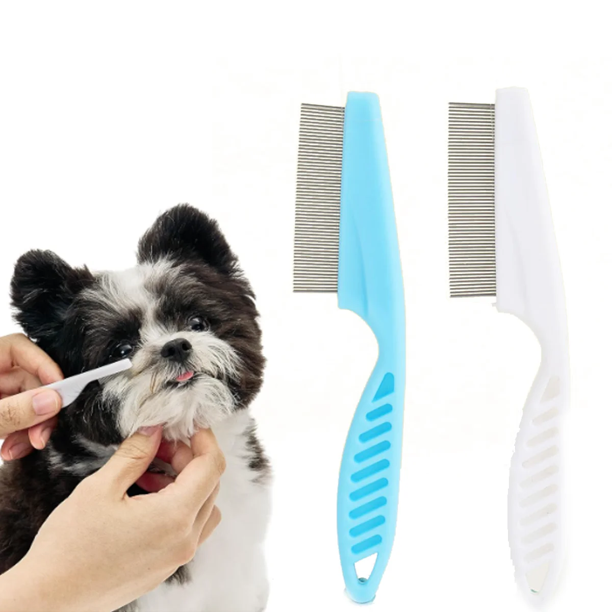 

1 Pc Pet Facial Grooming Comb Cat & Dog Mouth Hair Comb With Dense Teeth Small Teeth For Cleaning Dirt Debris