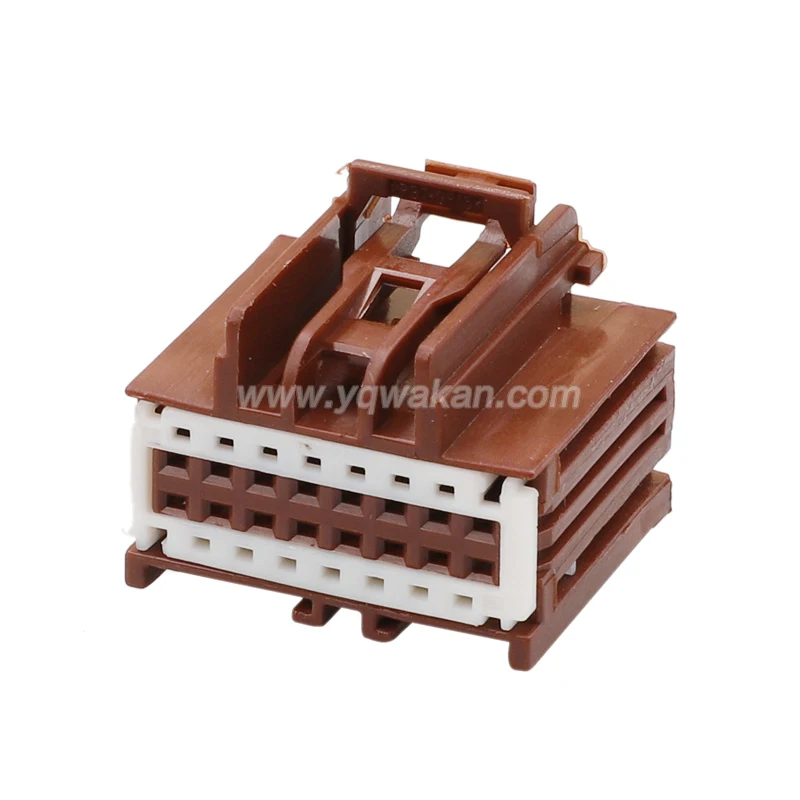 1-20 sets 16 Pin Auto Anti-glare Inner Rearview Mirror Wire Cable Unsealed Socket AC Assembly  Connector  7283-9078-80
