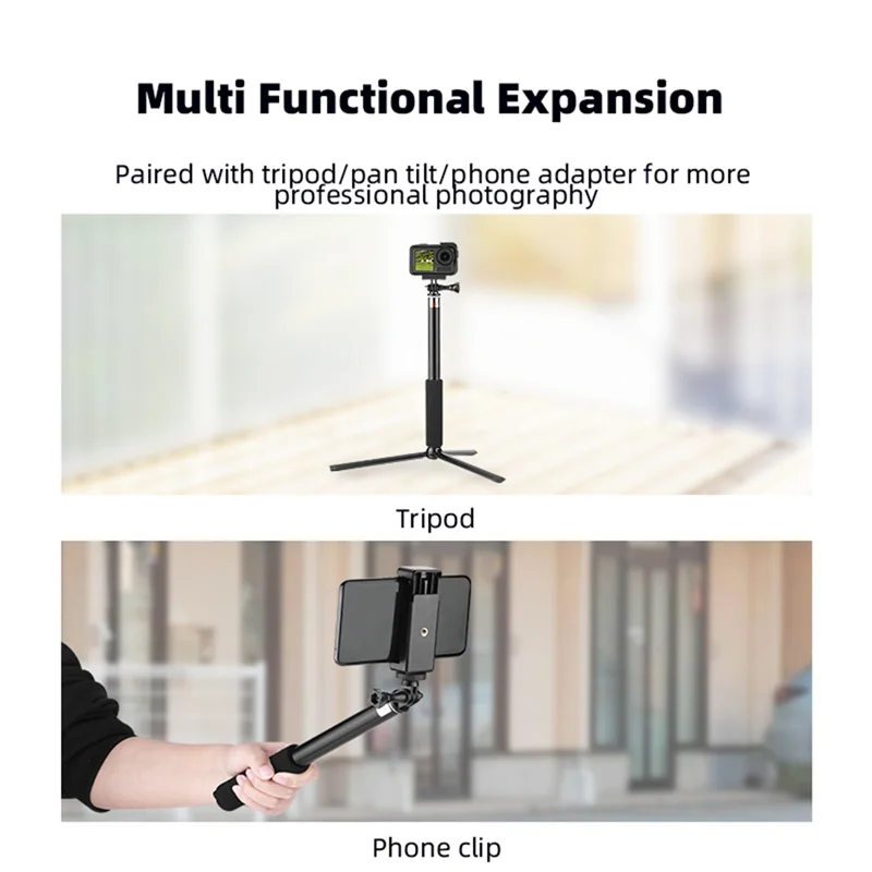 Extendable Edition Selfie Stick For OSMO POCKET 3 Sports Camera Accessories