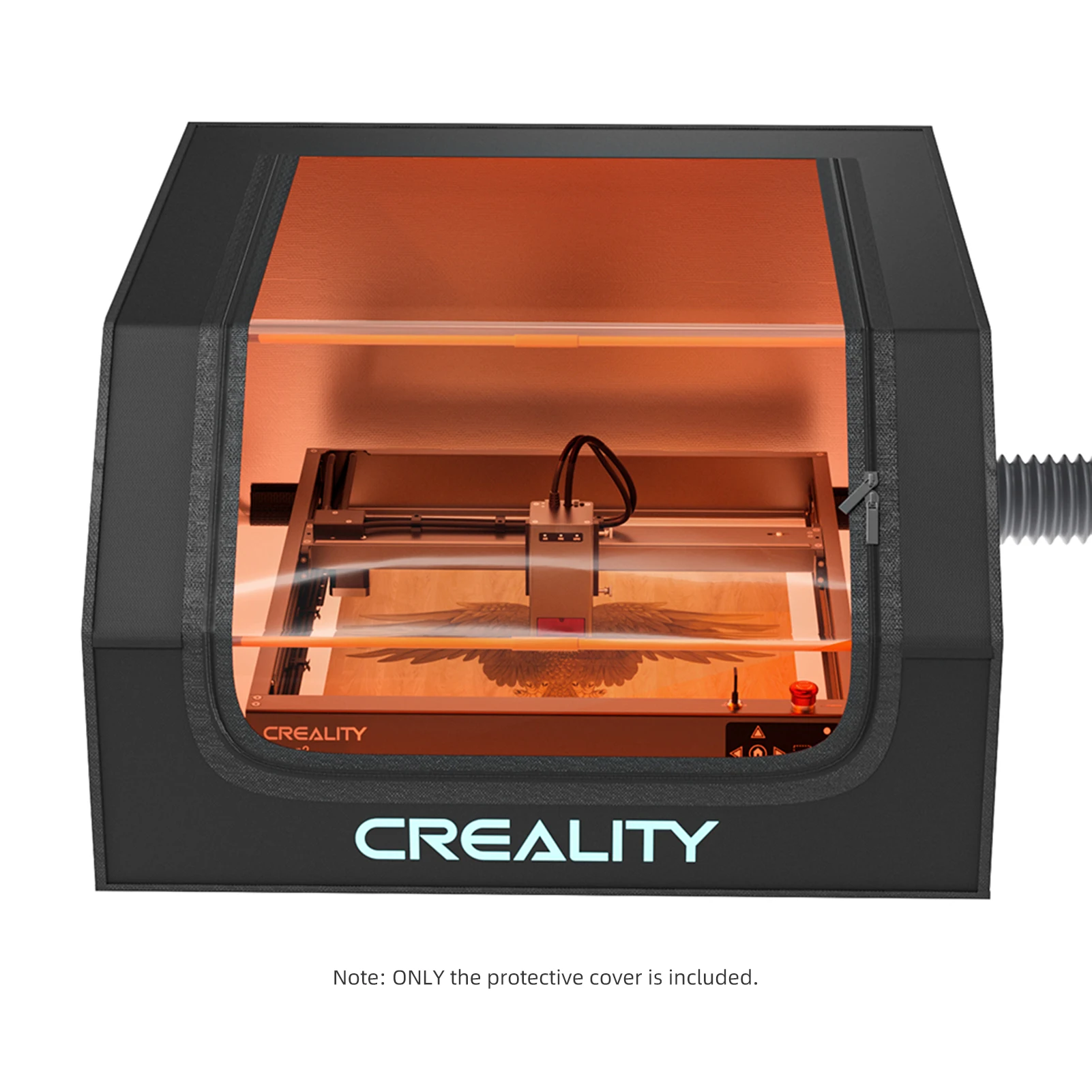 Creality Protective Cover Laser Engraver Enclosure with Vent Eye Protection Fireproof Dustproof Noise Reduction Laser Cutting