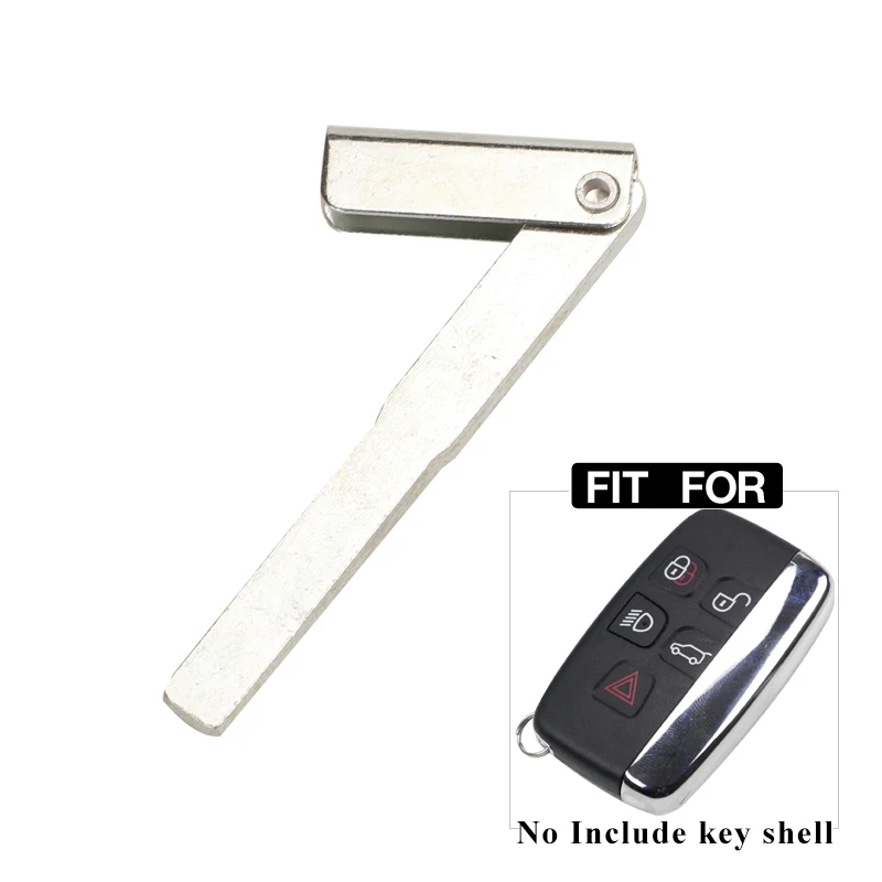 jingyuqin Replace Emergency Smart Remote Key Blade Blank Insert For Land Rover Evoque 4 Evoque Range Rover For XE XFL et Jaguar