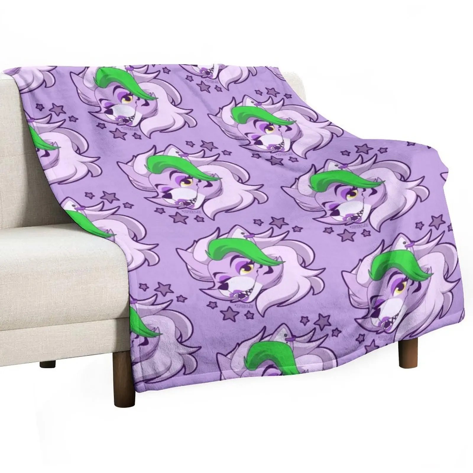 Roxanne Wolf Throw Blanket Multi-Purpose Designers Blankets