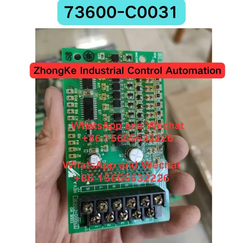 Used OEM disassembled parts 73600-C0031 frequency converter PG card DI-08 tested OK and shipped quickly