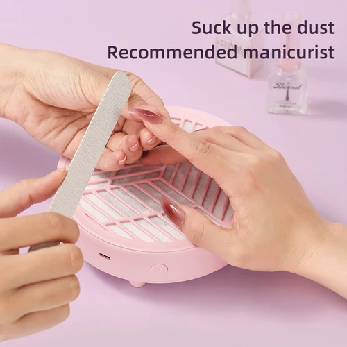 Imagen 2 del producto Nuevo Colector de Polvo para Uñas, Extractor USB Portátil, Aspiradora Potente y Silenciosa con Filtro de Papel Extraíble, Equipo para Uñas