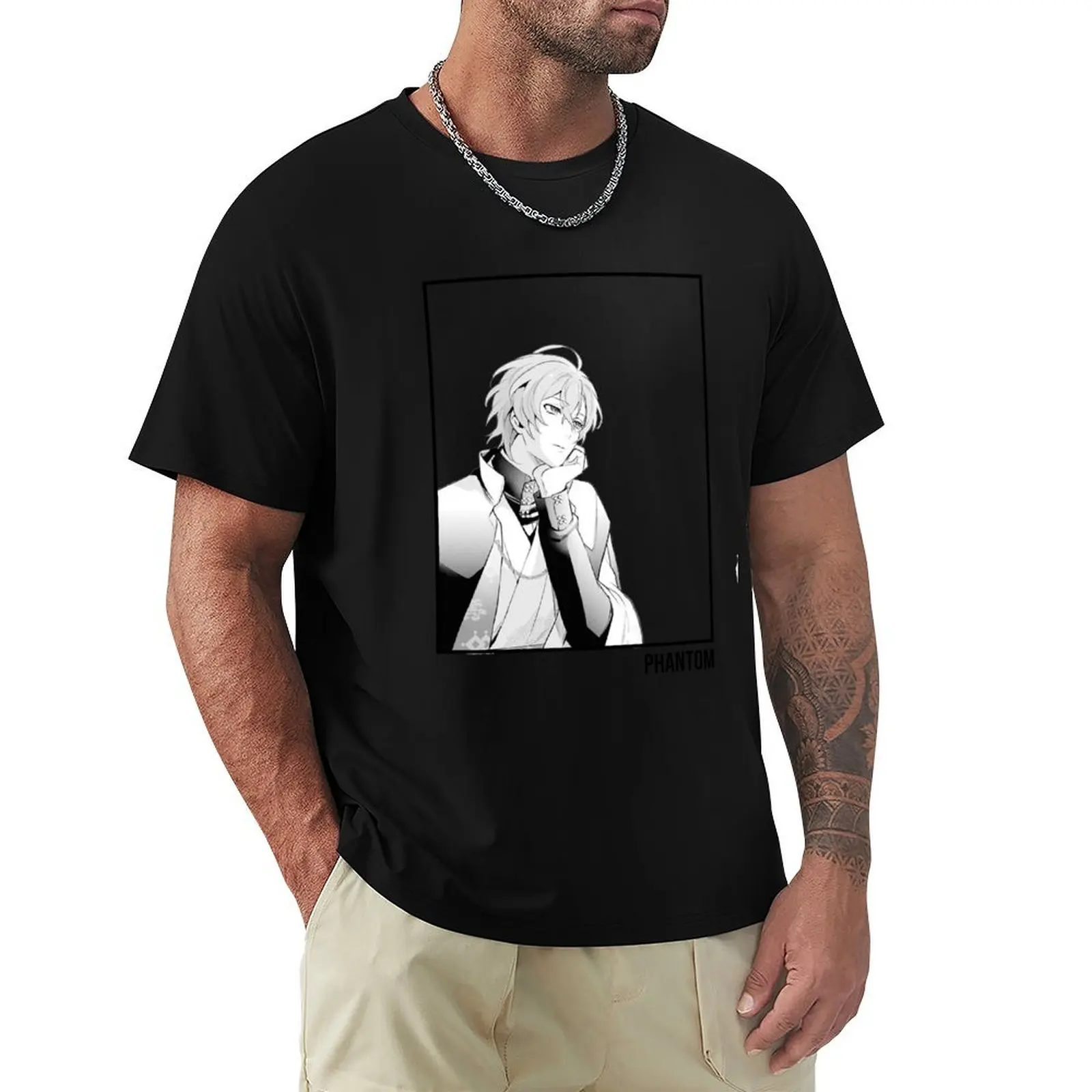 Hypnosis Mic Phantom T-Shirt Basic Simple Casual Short Sleeve Tee