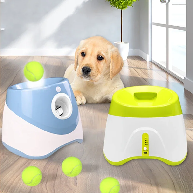 Hot Wholesale Electric Interactive Throwing Training Dog Fetch Toy Thrower Machine mini Tennis Automatic Dog Ball Launcher