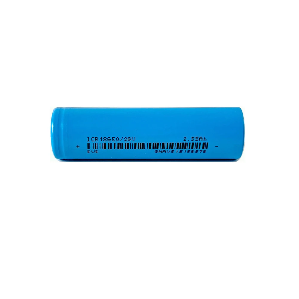 10-100 stücke Original EVE 26 V ICR 18650 2550 mAh CDR 7,5 A 3,6 V Batterie Große kapazität 5C power Lithium-batterie Für Taschenlampe