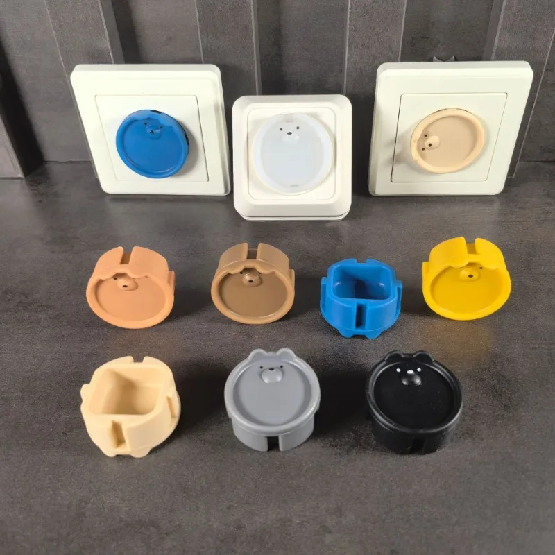 5 قطعة مقبس حماية سلامة الطفل الغطاء الواقي لطيف الكرتون الأطفال منع الصدمات الكهربائية غطاء حماية الغبار #3