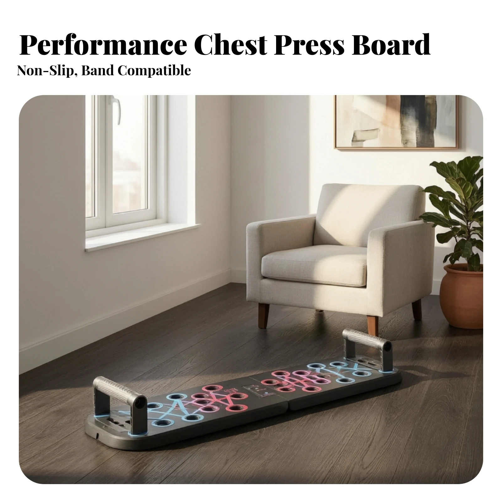 Push-up Board with Handles Ahorra Espacio Multi-Position Push-up Platform Tabla De Flexiones Con Asas Compacto Fitness Equipment