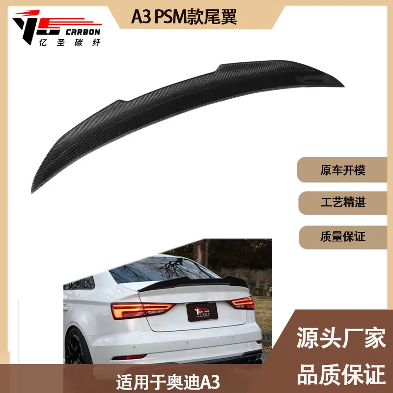 

Suitable for Applicable to Audi A3 Audi PSM models between 2013 and 2020 Tail, Fixed Wing, Rear Spoiler