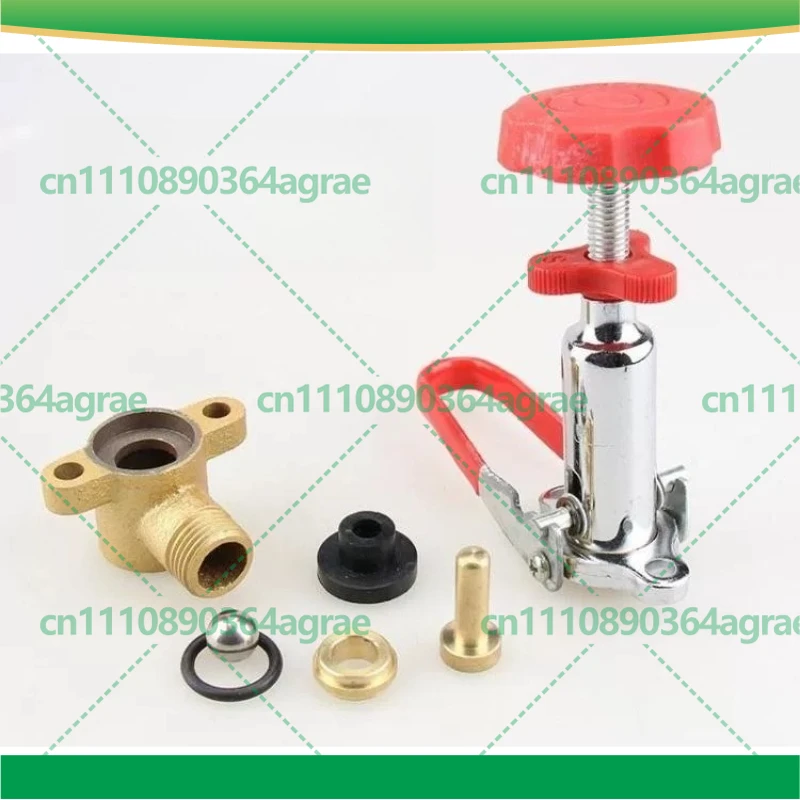 Pressure Regulator Valve Kit Steel Ball Valve Seat Water Seal For 3‑Cylinder Plunger Pump Sprayer Garden Power Tool Accessories