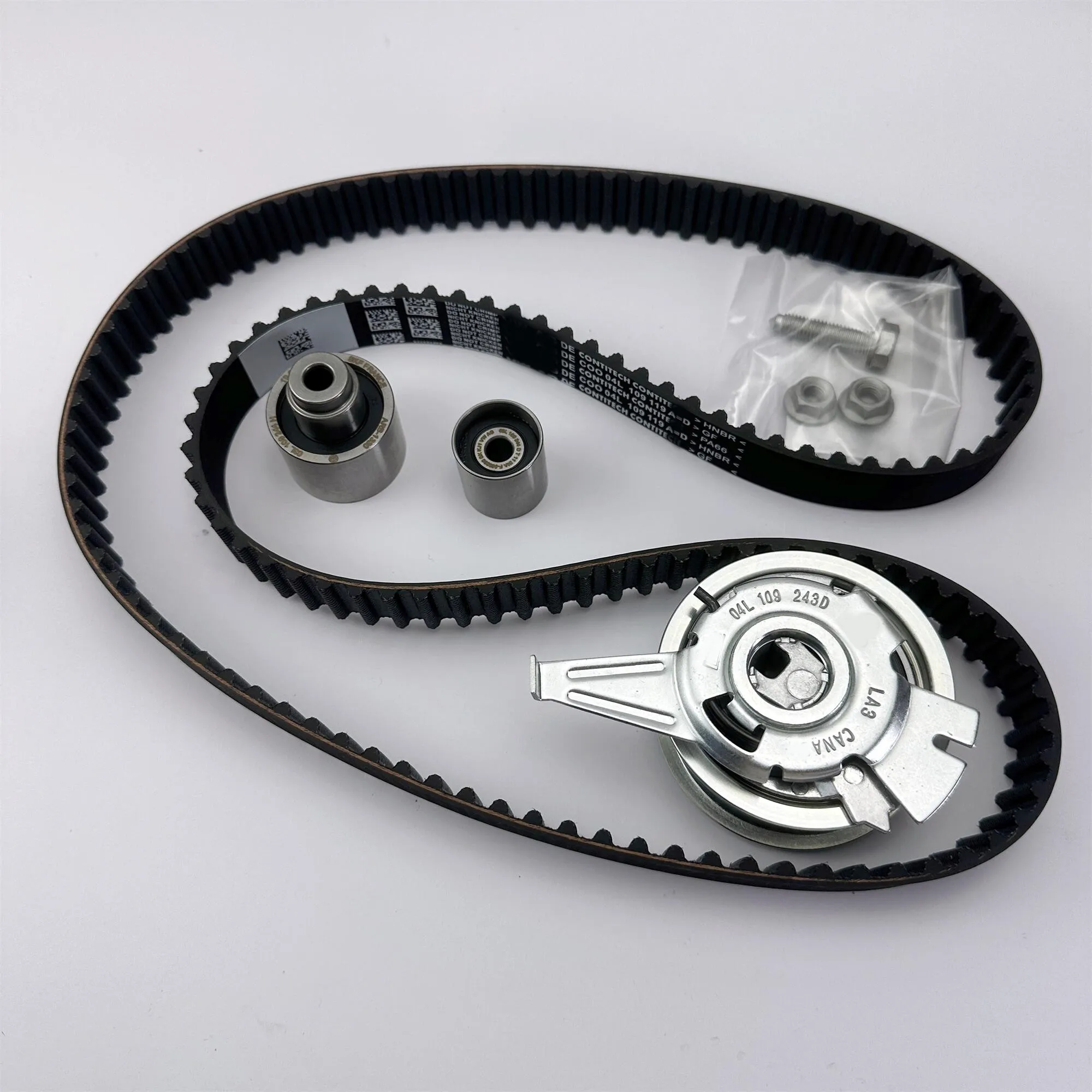 

04L198119J 04L198119T 04L109119J 04L109243K 03L109244G 03L109244D Toothed Belt Repair Kit with Tensioner for Volkswagen Audi